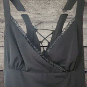 LORI ANN Elegant Black Dress